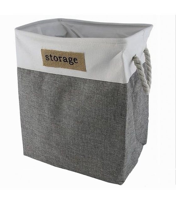 PORTABIANCHERIA TESSUTO MANICI RIPORE VESTITI SPORCHI 35X25X40CM 10627