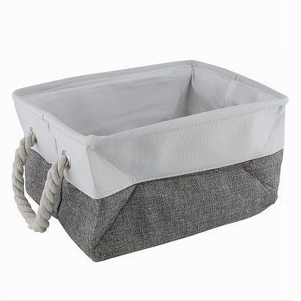 Trade Shop - Porta Biancheria In Tessuto Con Manici Organizer Per Vestiti Sporchi Bagno 10623 -