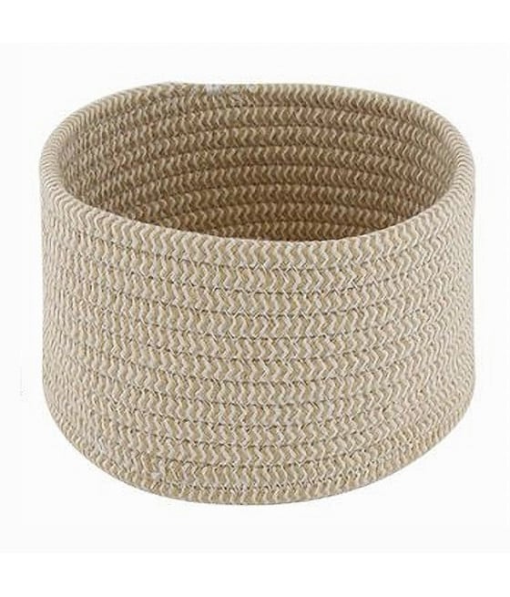 CESTINO PORTAOGGETTI IN TESSUTO INTRECCIATO ROTONDO CASA 18X11CM 10641