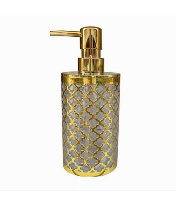 DISPENSER PER SAPONE LIQUIDO ACCESSORIO BAGNO ORO STILE BAROCCO 59103
