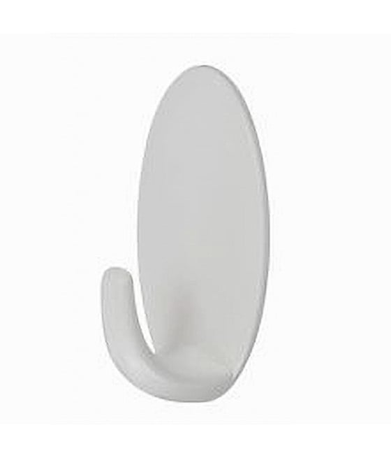 SET 5 PZ GANCI APPENDINI ADESIVI OVALI A PARETE CUCINA BAGNO 59678