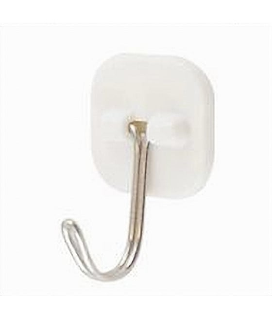 SET 6 GANCI APPENDINI ADESIVI PARETE CASA BAGNO GANCIO ACCIAIO 87368