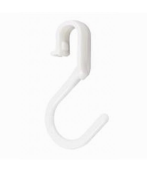 SET 6 PZ GANCI MULTIUSO FORMA S PER CUCINA BAGNO CASA BIANCHI 87365