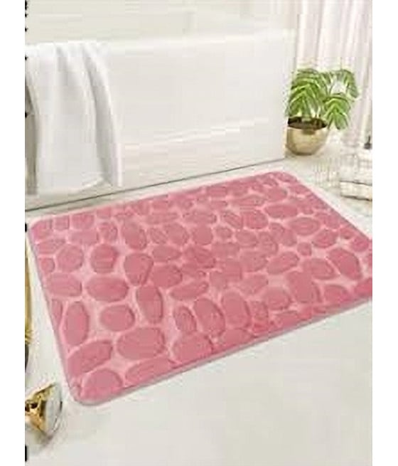 TAPPETO TESSUTO ARREDO BAGNO ANTISCIVOLO 50X80CM EFFETTO SASSI 79449