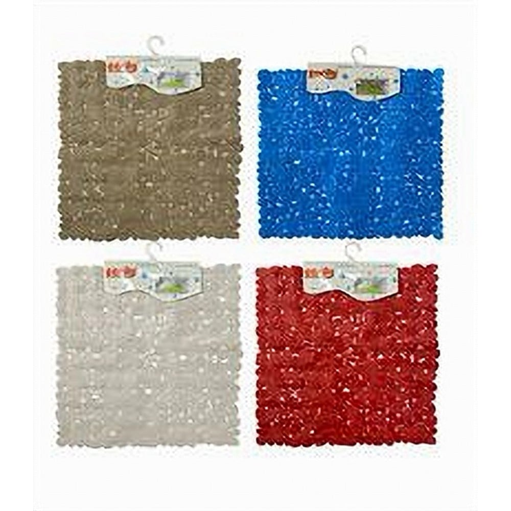 TAPPETO PVC ANTISCIVOLO PER VASCA BAGNO DOCCIA QUADRATO 50X50 CM 59320