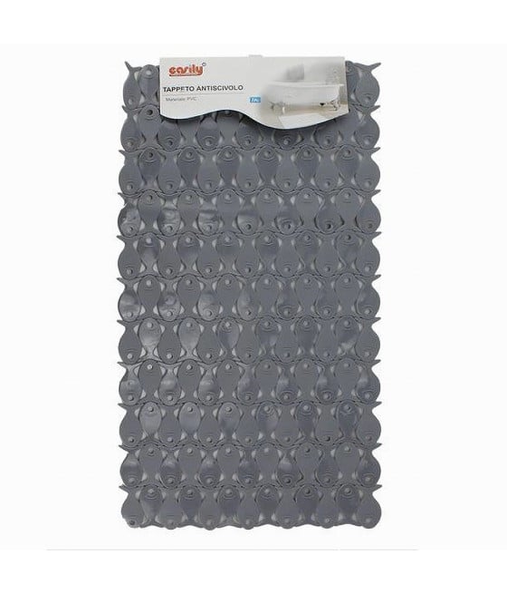 TAPPETO TAPPETINO PVC PESCIOLINI ANTISCIVOLO VASCA BAGNO DOCIA 67X35CM
