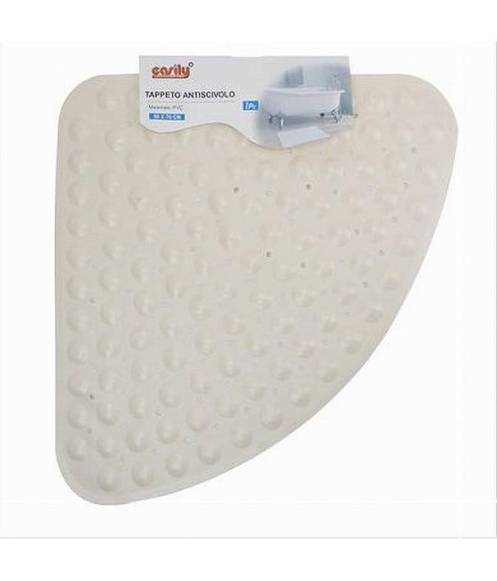 TAPPETO PVC ANTISCIVOLO TRIANGOLARE VASCA BAGNO DOCCIA 50X70 CM 79735