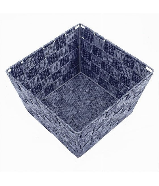 PORTA OGGETTI ORGANIZER BLU PER BAGNO CAMERA CUCINA IN TESSUTO 79004