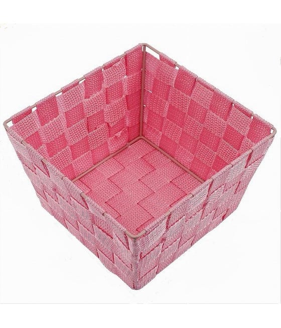 PORTAOGGETTI ROSA ORGANIZER BAGNO CAMERA CUCINA IN TESSUTO 79005