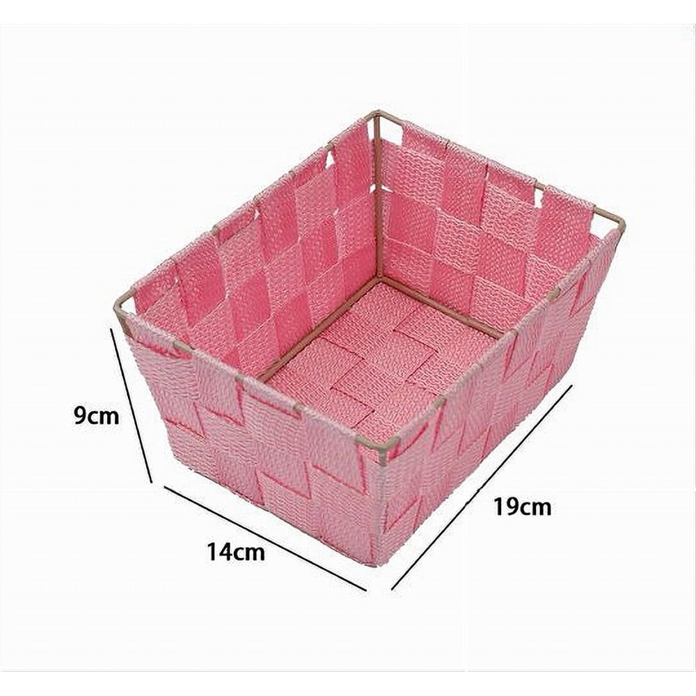PORTAOGGETTI ORGANIZER MULTIUSO BAGNO CAMERA CUCINA TESSUTO ROSA 79011