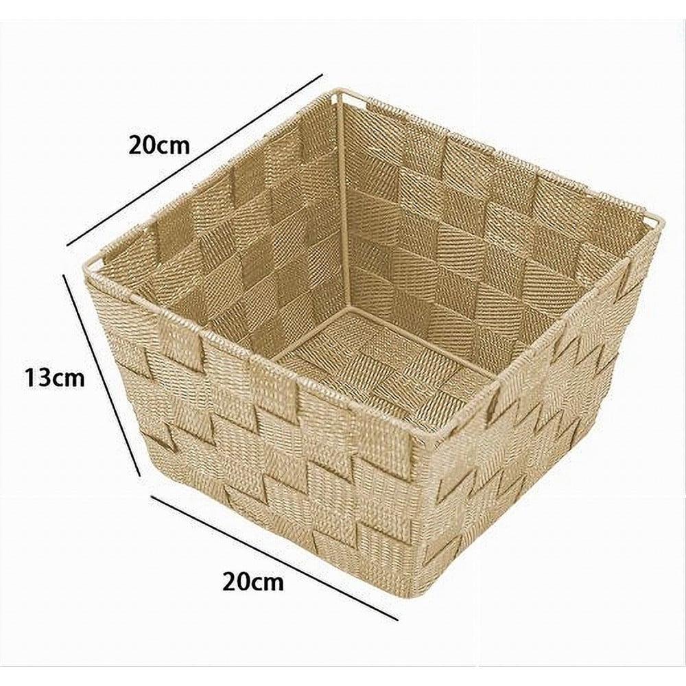 PORTA OGGETTI IN TESSUTO MULTIUSO ORGANIZER BAGNO CUCINA BEIGE 79122