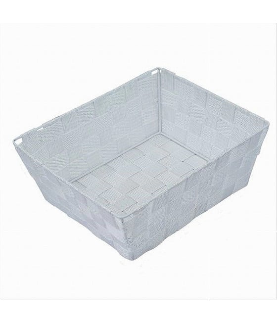 PORTA OGGETTI ORGANIZER BAGNO CUCINA TESSUTO BIANCO MULTIUSO 79123