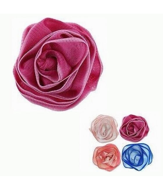 SPUGNA RETINA CORPO BAGNO DOCCIA SPUGNETTA ESFOLIANTE FORMA ROSA 10687