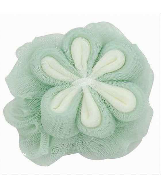SPUGNA RETE BAGNO PER DOCCIA CON FIORE MORBIDA ESFOLIANTE VERDE 79584