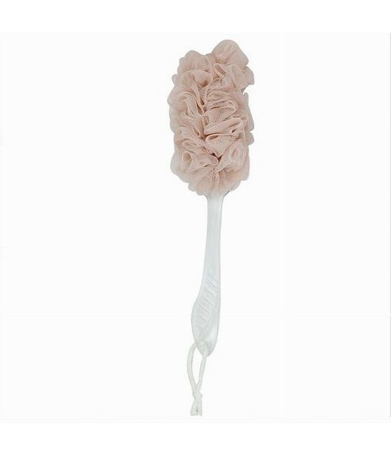 SPAZZOLA LAVASCHIENA ESFOLIANTE BAGNO DOCCIA SPUGNA ROSA MANICO 79601