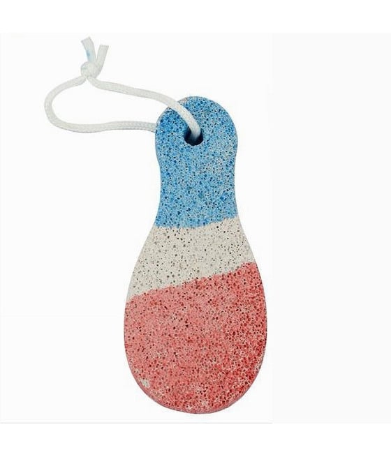 SET 4 PZ PIETRA POMICE TRICOLORE NATURALE PER CURA PIEDI CALLI 79293