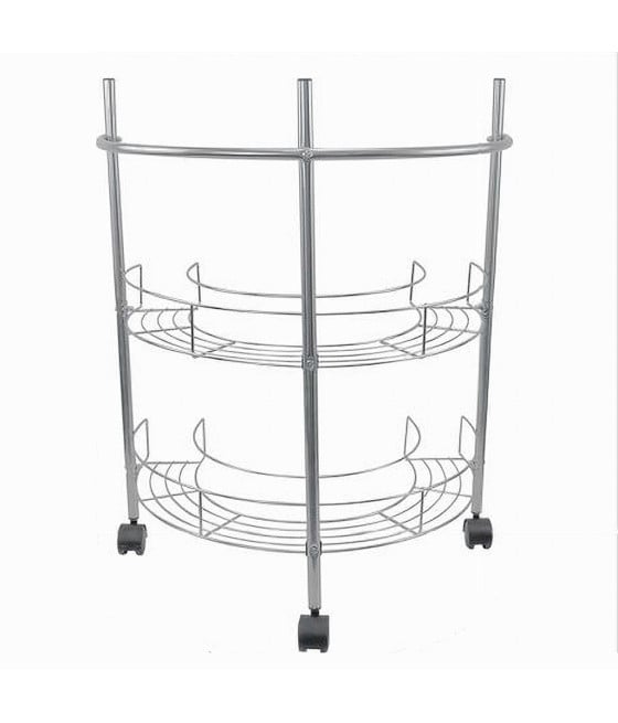 SCAFFALE MOBILETTO CARRELLO SOTTOLAVABO SOTTOLAVANDINO 2 RIPIANI 59965