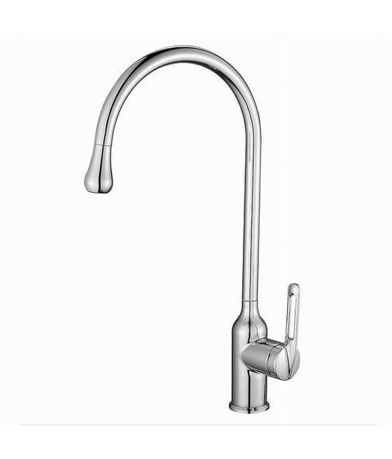 RUBINETTO PER CUCINA MISCELATORE LAVELLO CANNA ALTA SILVER 87260