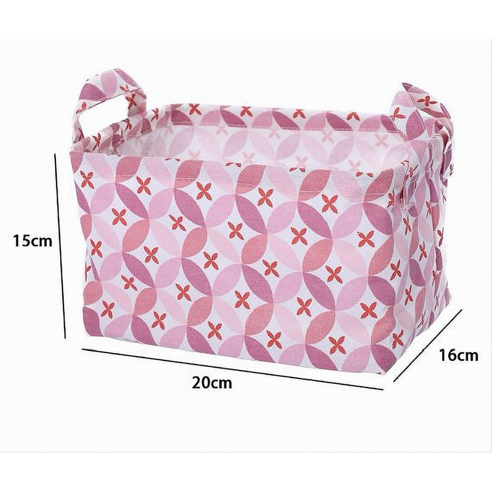 CESTO CONTENITORE PORTABIANCHERIA BUCATO CON MANICI ROSA 79201
