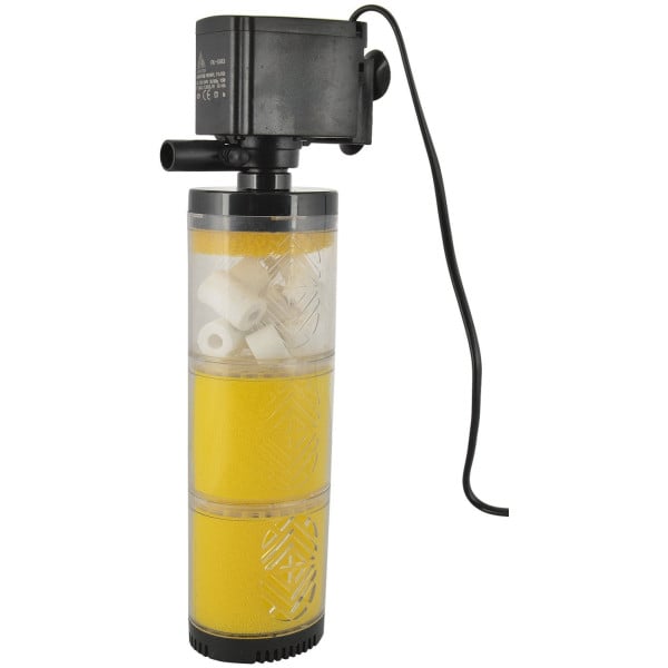 FITRO INTERNO PER ACQUARIO ACQUARI PESCI 3 STADI FILTRO 1200L/H 15 WATT FK-1503