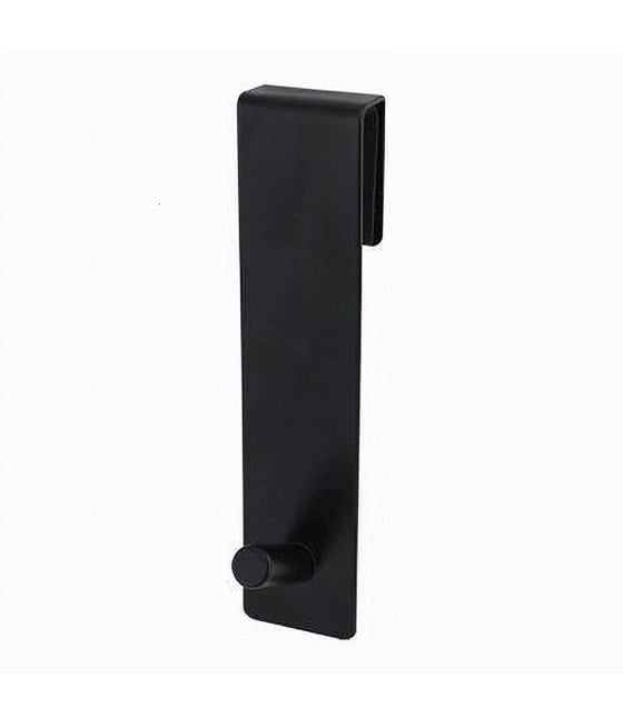 GANCIO BOX DOCCIA APPENDI ASCIUGAMANO ACCAPPATOIO BAGNO NERO 87769