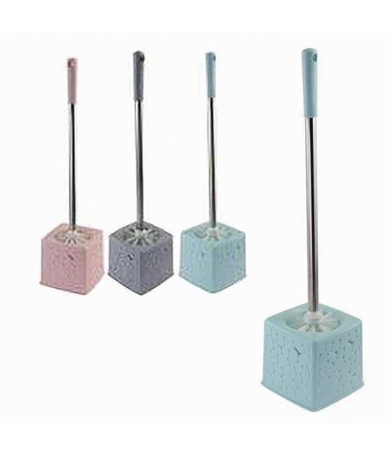 PORTASCOPINO QUADRATO DECORO SASSI COLORATO BAGNO WC SCOPINO 59136