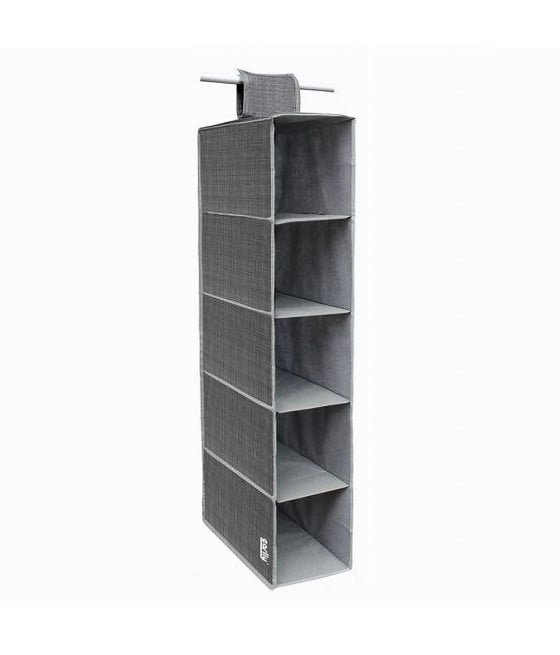ORGANIZER ARMADIO PORTATUTTO APPENDIBILE 5 RIPIANI 15X30X70CM 69704
