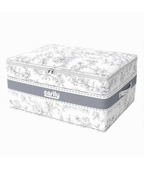 BOX PORTATUTTO SCATOLA SALVASPAZIO ORGANIZER 35X26X20CM FANTASIA 87318