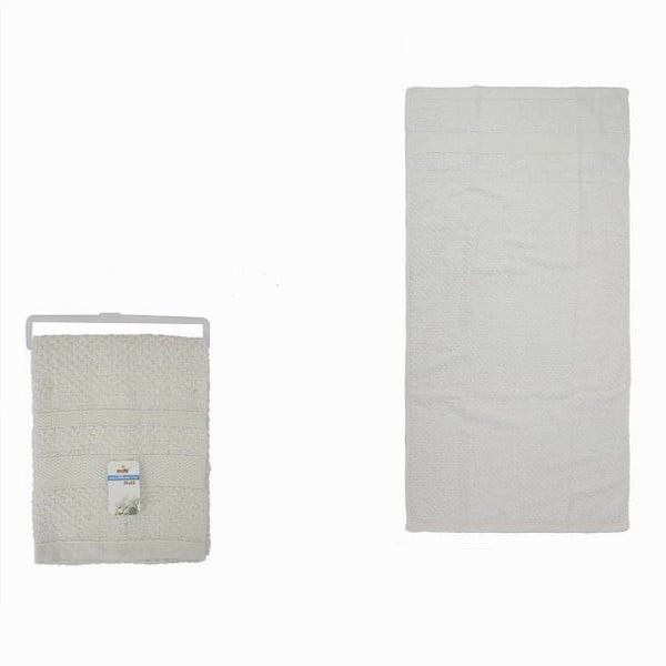 ASCIUGAMANO DA BAGNO OSPITE IN COTONE MORBIDA 30 X 50CM BIANCA 79484