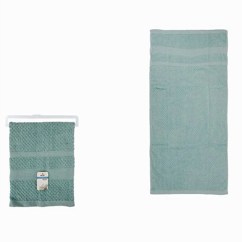 ASCIUGAMANO DA BAGNO VISO IN COTONE MORBIDA 48X90 CM CELESTE 79497