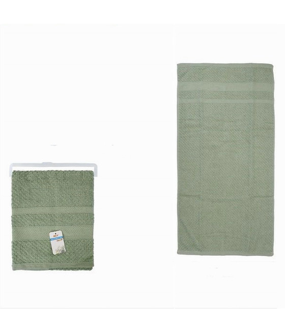 ASCIUGAMANO DA BAGNO TELO IN COTONE MORBIDA 70 X 140 CM VERDE 79492