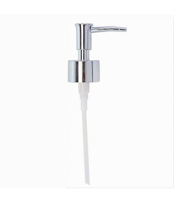 EROGATORE DOSA SAPONE LIQUIDO DISPENSER POMPA RICAMBIO ARGENTO 79817