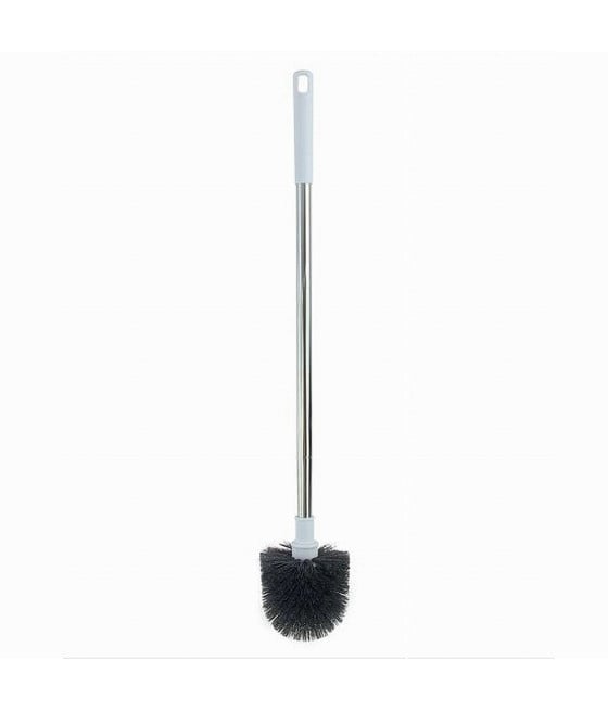 SCOPINO WC SPAZZOLONE BAGNO MANICO ACCIAIO PLASTICA SETOLE NERE 87615