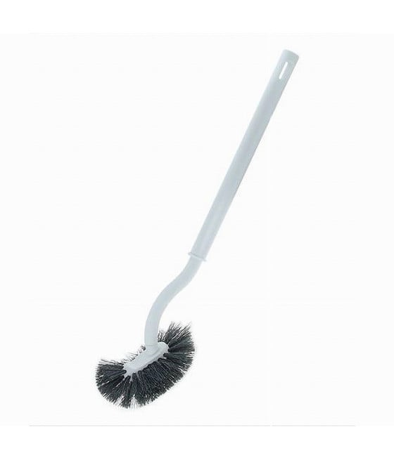 SCOPINO WC CURVO SPAZZOLA CON MANICO FORO PULIZIA BAGNO 41 CM 87620