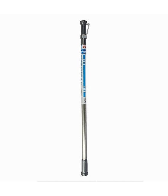BASTONE ASTA TENDA DOCCIA TELESCOPICO 140 A 260 CM ALLUMINIO CROMATO