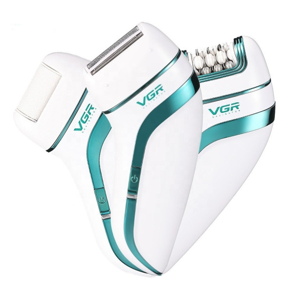 VGR V-713 Epilatore Professionale 3in1 Ricaricabile Depilazione Precisa