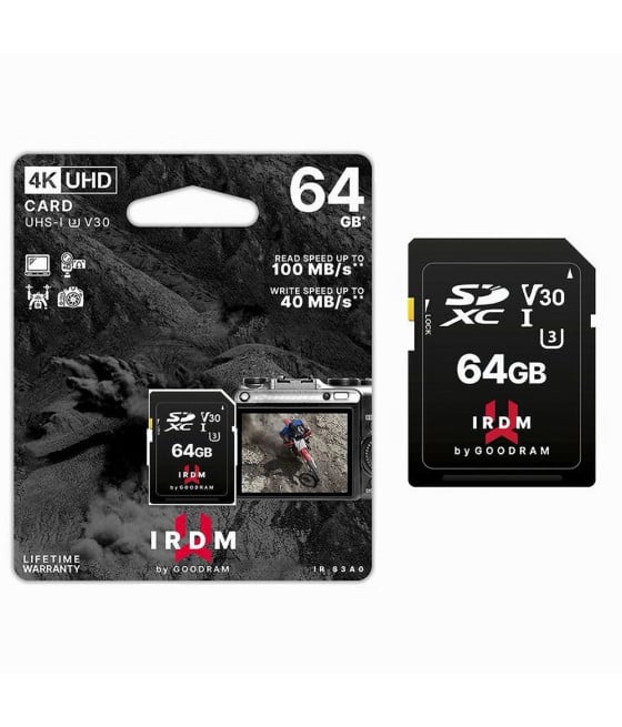 SCHEDA DI MEMORIA SD CARD 64 GB PER VIDEOCAMERE IR-S3A0-64GB