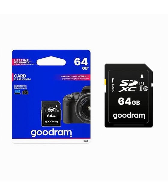 SCHEDA DI MEMORIA SD CARD 64 GB SDXC PER VIDEOCAMERE S1A0-64GB