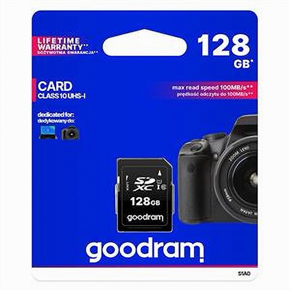 SCHEDA DI MEMORIA SD CARD 128 GB SDXC PER VIDEOCAMERE S1A0-128GB
