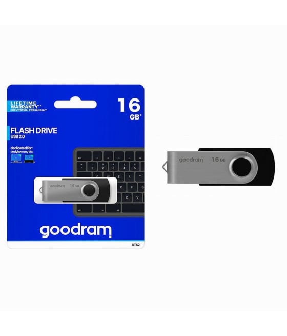 PENDRIVE CHIAVETTA USB UTS2 16 GB USB 2.0 TIPO A GIREVOLE UTS2-16GB