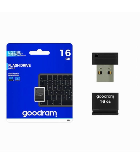 NANO PENDRIVE CHIAVETTA MEMORIA USB TIPO A UPI2 16GB USB 2.0 UPI2-16GB