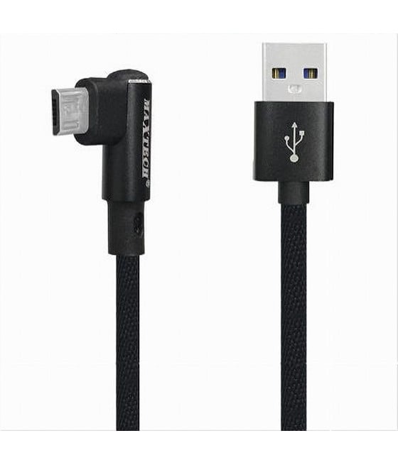 CAVO RICARICA MICRO USB 90° SMARTPHONE CAVETTO DATI 1MT F-S025 MAXTECH