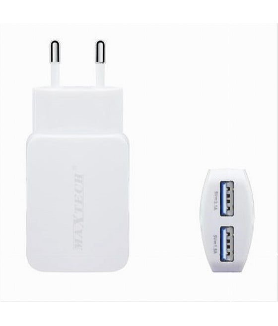 CARICATORE PORTATILE PRESA 2 USB SMARTPHONE 5V - 3100MA 18W CA-S030
