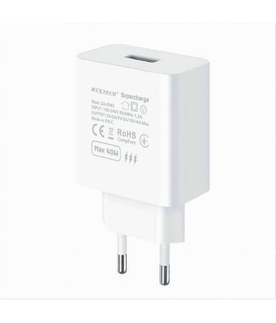 CARICATORE 1XUSB 5A SUPERCHARGE CARICABATTERIE ADATTATORE 40W CA-S043