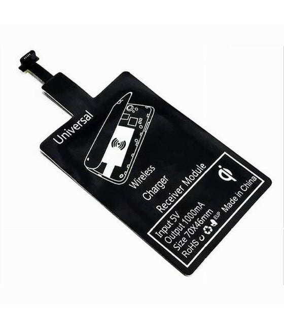 CHIP RICARICA WIRELESS MICRO USB UNIVERSALE RICEVITORE 1000MAH MAXTECH