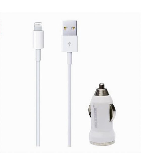 KIT CARICABATTERIE DA AUTO ACCENDISIGARI CELLULARE SMARTPHONE 5W MAXTECH IP001