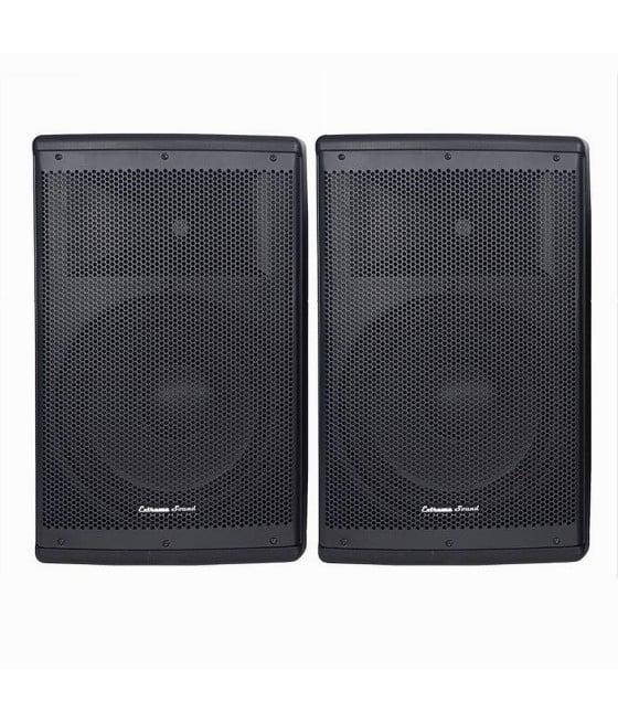 COPPIA CASSE AUDIO ACUSTICHE 4000W WOOFER 15" BLUETOOTH USB DJN-15