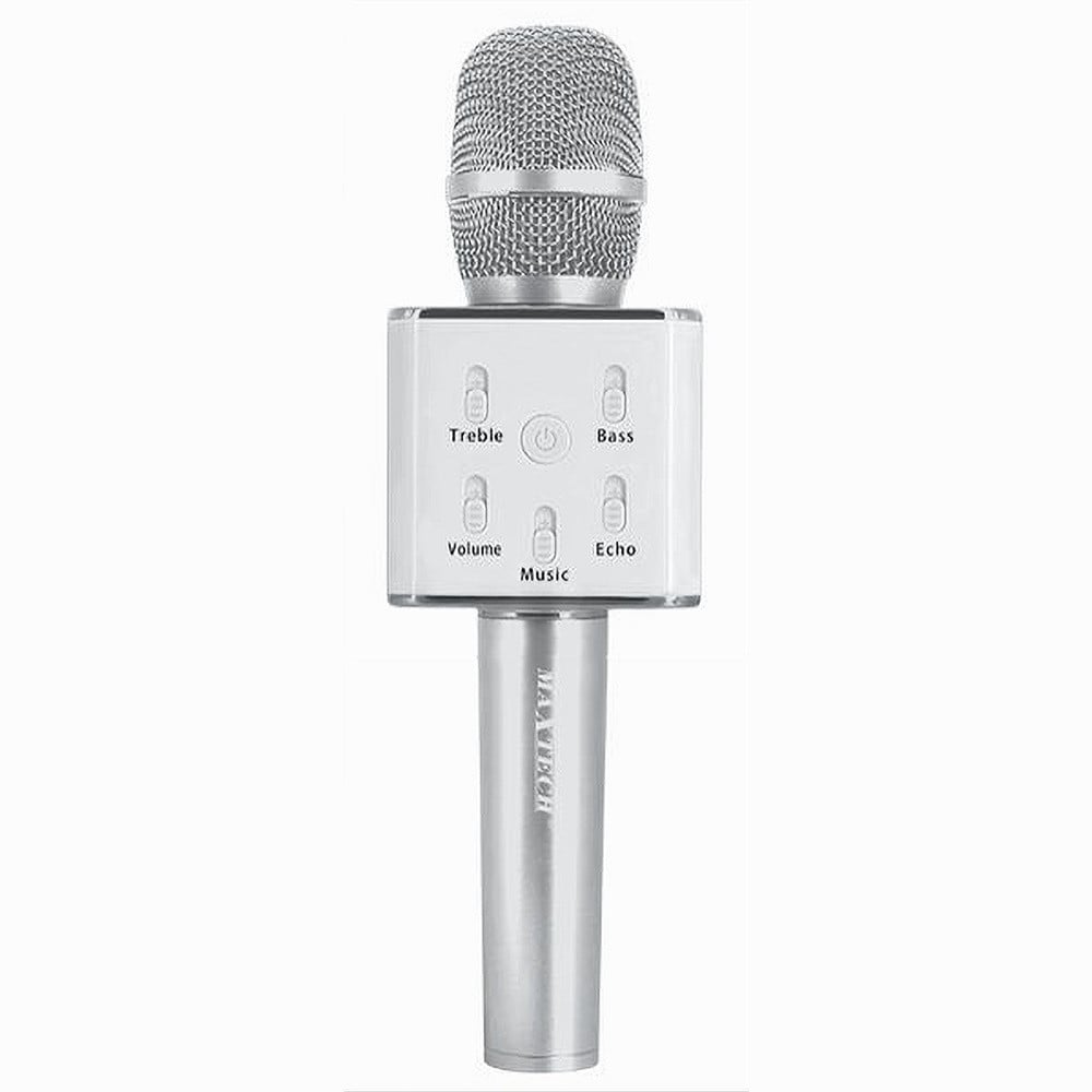 MICROFONO BLUETOOTH WIRELESS DOPPIO ALTOPARLANTE SPEAKER BLUETOOTH PORTATILE
