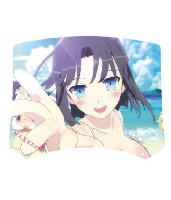 TAPPETINO POGGIAPOLSO GAMING MOUSE RAGAZZA CARTONI GIVEME PC G-MPAD08