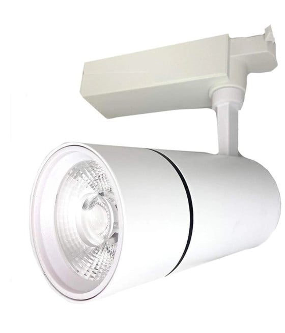 Faretto da binario led cob 30 W bianco faro soffitto proiettore luce F-30W-07AC